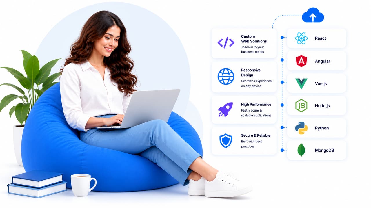 Web development services — scalable Next.js and React web applications built for performance