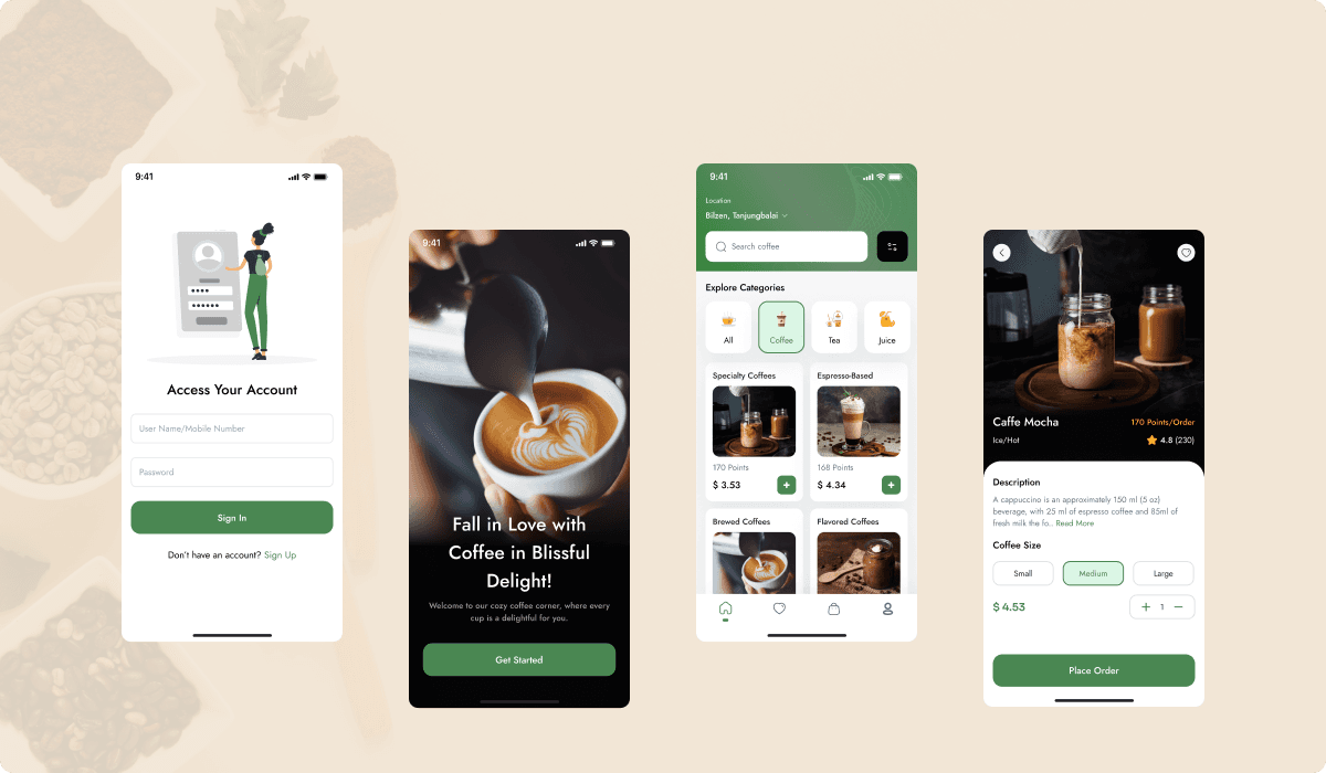 Restaurants Loyalty App