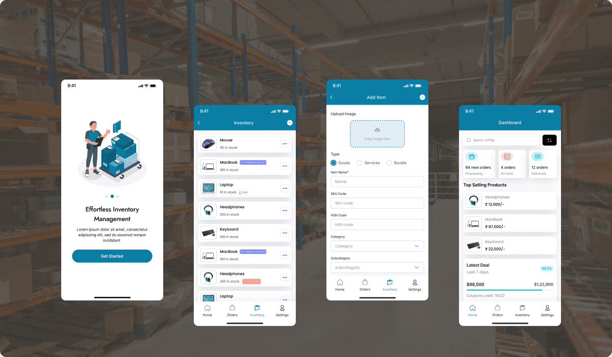 Warehouse & Inventory Management App