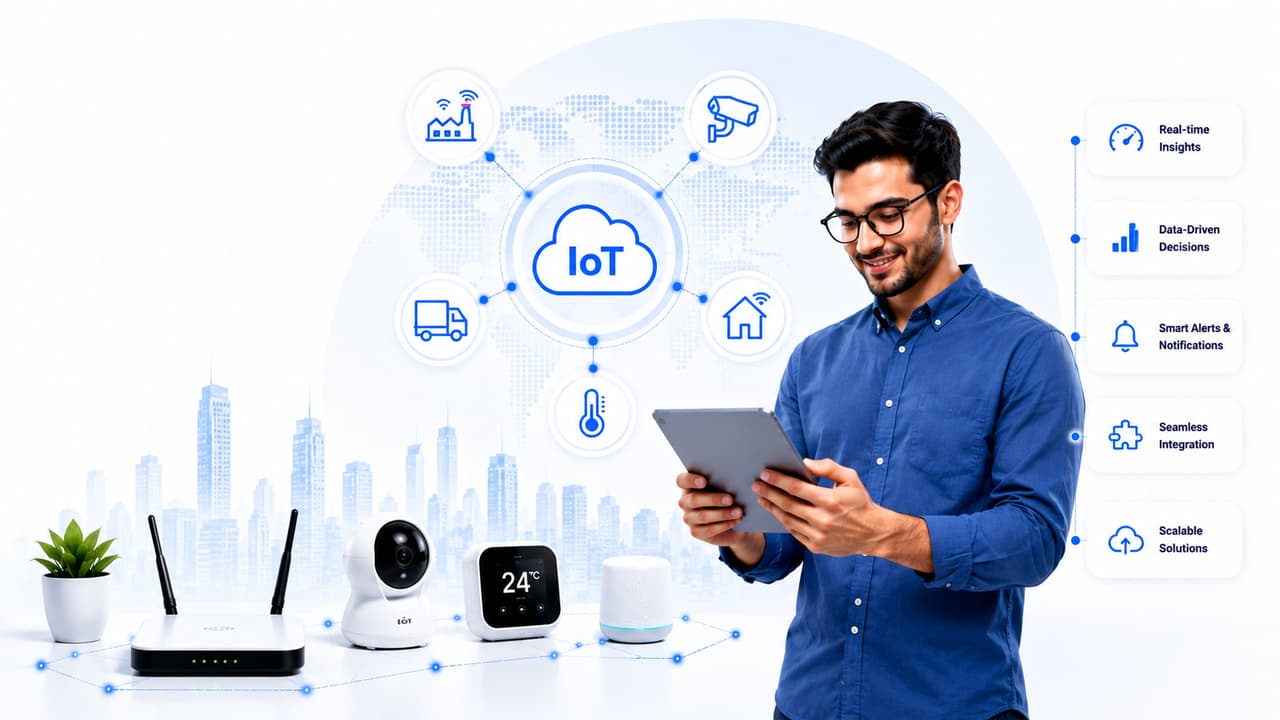 IoT application development — connected devices, edge computing and embedded systems