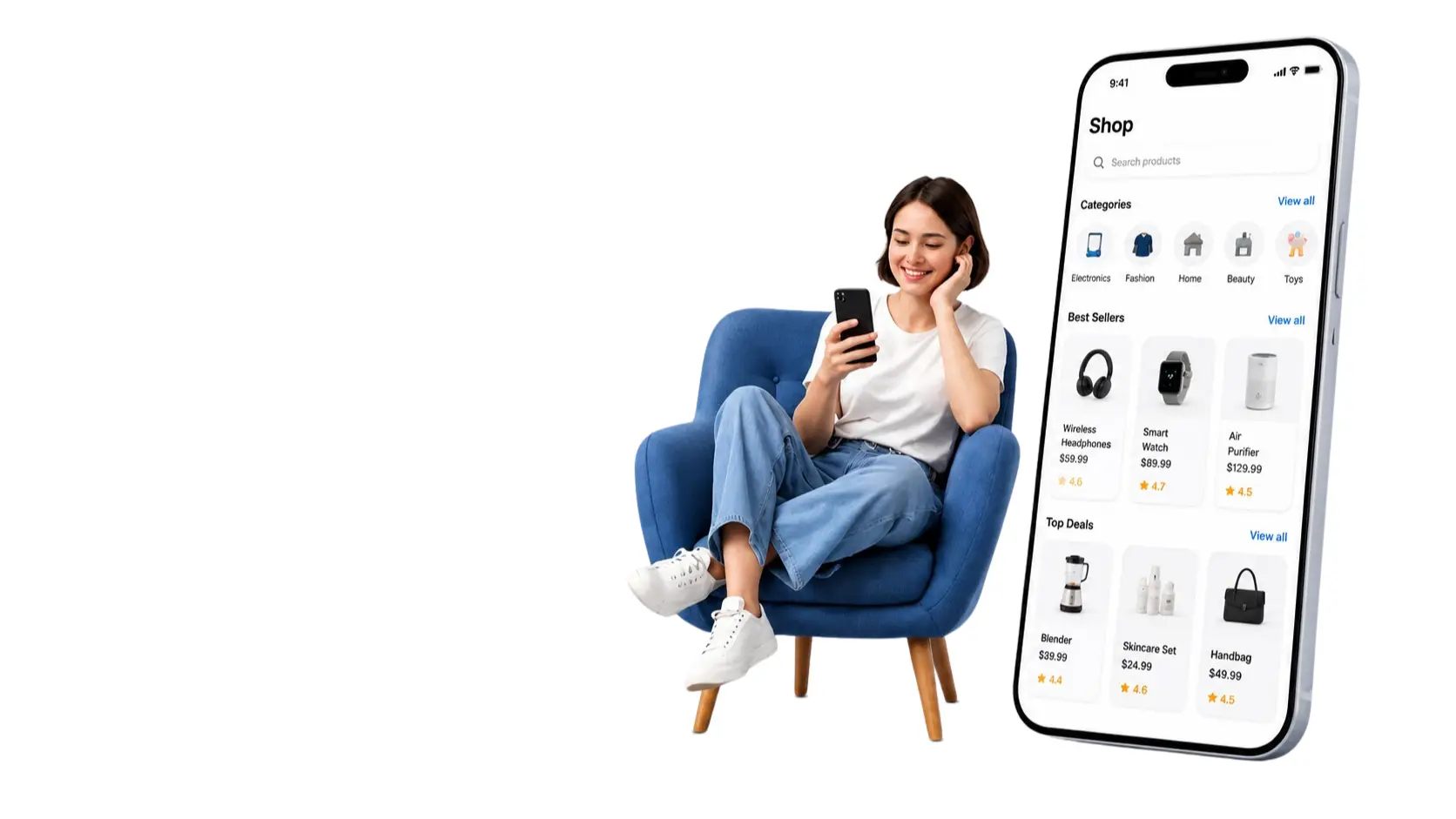 Mobile app development — iOS, Android and React Native cross-platform apps by mabzone