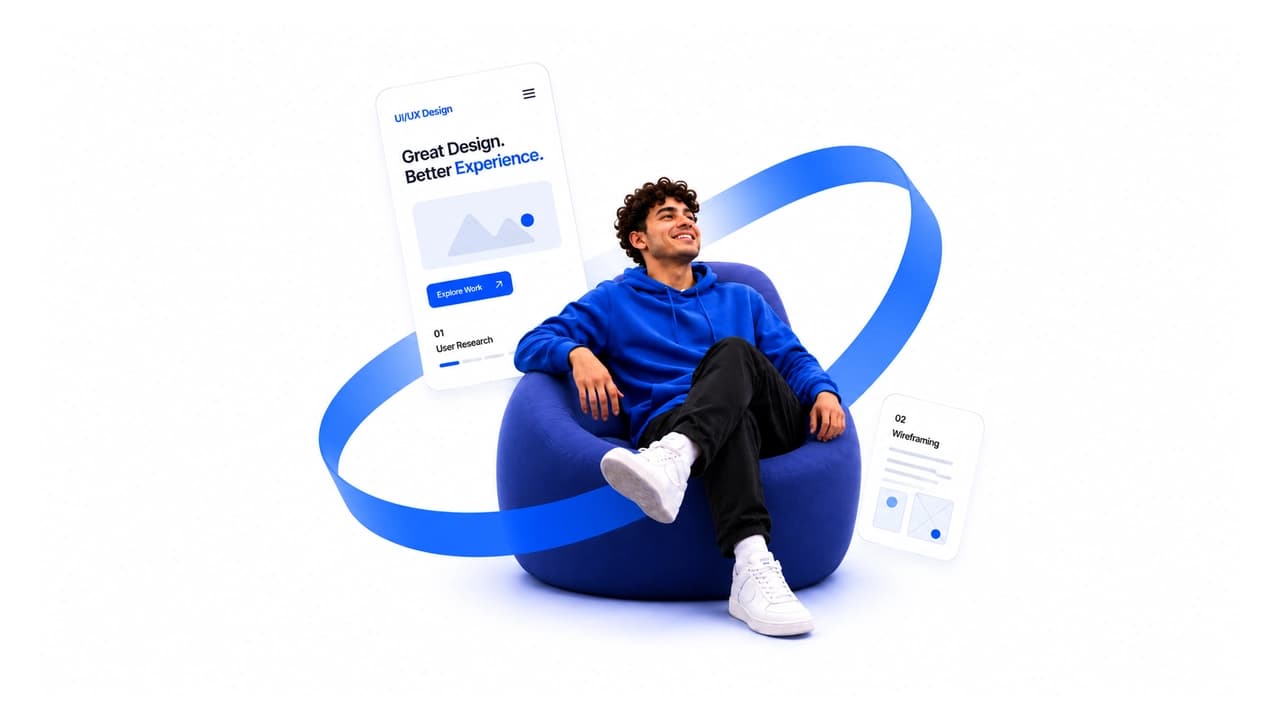 UI UX design services — user research, wireframing and pixel-perfect interface design